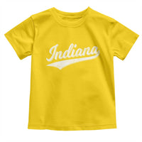Vintage Indiana Retro Throwback Distressed Toddler T Shirt Retro Classic IN State Pride - Wonder Print Shop