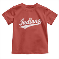 Vintage Indiana Retro Throwback Distressed Toddler T Shirt Retro Classic IN State Pride - Wonder Print Shop