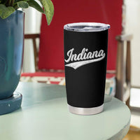 Vintage Indiana Retro Throwback Distressed Tumbler Cup Retro Classic IN State Pride - Wonder Print Shop