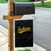 Vintage Indiana Retro Yellow Throwback Distressed Garden Flag Retro Classic IN State Pride - Wonder Print Shop