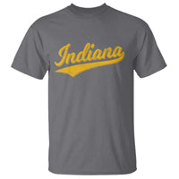 Vintage Indiana Retro Yellow Throwback Distressed T Shirt Retro Classic IN State Pride - Wonder Print Shop