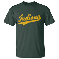 Vintage Indiana Retro Yellow Throwback Distressed T Shirt Retro Classic IN State Pride - Wonder Print Shop