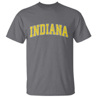Vintage Indiana IN T Shirt Retro Throwback Design Classic Yellow Athletic Sports - Wonder Print Shop