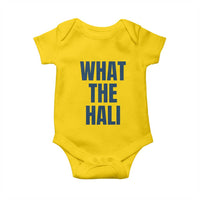 What The Hali Baby Onesie Indiana Hoosier Funny Basketball Overrated - Wonder Print Shop