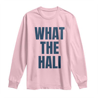 What The Hali Long Sleeve Shirt Indiana Hoosier Funny Basketball Overrated - Wonder Print Shop