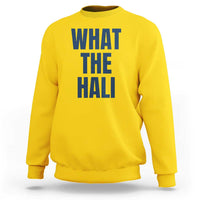 What The Hali Sweatshirt Indiana Hoosier Funny Basketball Overrated - Wonder Print Shop