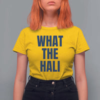 What The Hali T Shirt For Women Indiana Hoosier Funny Basketball Overrated - Wonder Print Shop