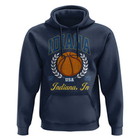 Vintage Indiana Basketball Graphic Hoodie Retro 1967 Sports Indianapolis IN Fan