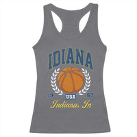 Vintage Indiana Basketball Graphic Racerback Tank Top Retro 1967 Sports Indianapolis IN Fan