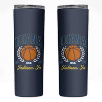 Vintage Indiana Basketball Graphic Skinny Tumbler Retro 1967 Sports Indianapolis IN Fan