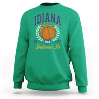 Vintage Indiana Basketball Graphic Sweatshirt Retro 1967 Sports Indianapolis IN Fan