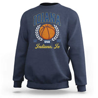 Vintage Indiana Basketball Graphic Sweatshirt Retro 1967 Sports Indianapolis IN Fan
