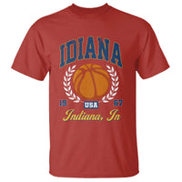 Vintage Indiana Basketball Graphic T Shirt Retro 1967 Sports Indianapolis IN Fan