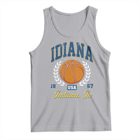 Vintage Indiana Basketball Graphic Tank Top Retro 1967 Sports Indianapolis IN Fan