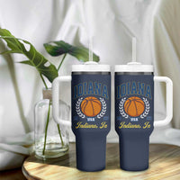 Vintage Indiana Basketball Graphic Tumbler With Handle Retro 1967 Sports Indianapolis IN Fan