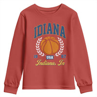 Vintage Indiana Basketball Graphic Youth Sweatshirt Retro 1967 Sports Indianapolis IN Fan