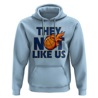 They Not Like Us Basketball Hoodie Fierce Flame Ball Graphic for Hooops Fans