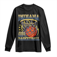 Indiana Basketball Flames Graphic Long Sleeve Shirt Vintage 1967 Fan Indy Hoops Pride