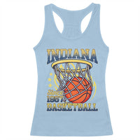 Indiana Basketball Flames Graphic Racerback Tank Top Vintage 1967 Fan Indy Hoops Pride