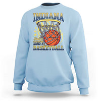 Indiana Basketball Flames Graphic Sweatshirt Vintage 1967 Fan Indy Hoops Pride