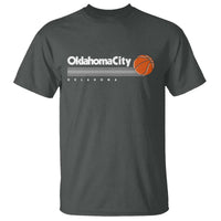 Retro Oklahoma City Basketball T Shirt Vintage OKC Hoops Lover Sports Fan - Wonder Print Shop