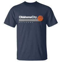 Retro Oklahoma City Basketball T Shirt Vintage OKC Hoops Lover Sports Fan - Wonder Print Shop
