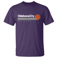 Retro Oklahoma City Basketball T Shirt Vintage OKC Hoops Lover Sports Fan - Wonder Print Shop