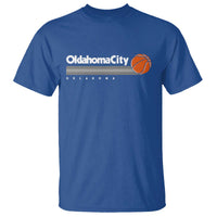 Retro Oklahoma City Basketball T Shirt Vintage OKC Hoops Lover Sports Fan - Wonder Print Shop