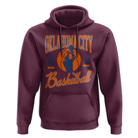 Retro Oklahoma City Basketball Hoodie Vintage OKC Since 1967 Hoops Lover Sports Fan - Wonder Print Shop