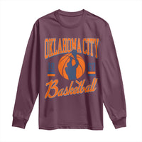 Retro Oklahoma City Basketball Long Sleeve Shirt Vintage OKC Since 1967 Hoops Lover Sports Fan - Wonder Print Shop