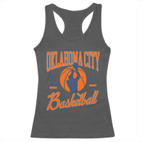 Retro Oklahoma City Basketball Racerback Tank Top Vintage OKC Since 1967 Hoops Lover Sports Fan - Wonder Print Shop