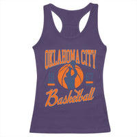 Retro Oklahoma City Basketball Racerback Tank Top Vintage OKC Since 1967 Hoops Lover Sports Fan - Wonder Print Shop
