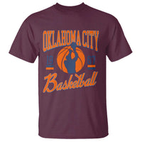 Retro Oklahoma City Basketball T Shirt Vintage OKC Since 1967 Hoops Lover Sports Fan - Wonder Print Shop