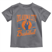Retro Oklahoma City Basketball Toddler T Shirt Vintage OKC Since 1967 Hoops Lover Sports Fan - Wonder Print Shop