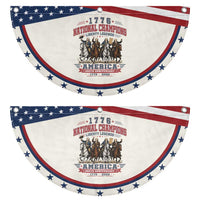 1776 National Champions Liberty Legends Vintage Patriotic Fan Flag Horseback Founding Fathers America 250th Anniversary