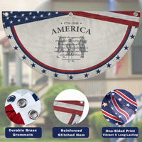 Declaration of Independence Sacred Honor Quote Graphic Patriotic Fan Flag Vintage 1776 to 2026 America History