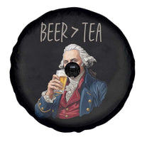 Beer Greater Than Tea Funny Founding Fathers Spare Tire Cover American History Drinking Boston Tea Party Sarcasm