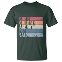 End Human Trafficking T Shirt God's Children Are Not For Sale Vintage Retro - Wonder Print Shop