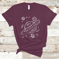 Teacher Outer Space T Shirt My Students Are Out Of This World - Wonder Print Shop