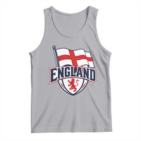 England Patriotic Crest St George Cross Flag Graphic Tank Top English Lion Crest Heritage Pride Souvenir
