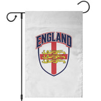 England Flag Lion Crest St George Cross Shield Crest Garden Flag Vintage Patriotic English Sport Fan Graphic