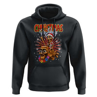 Christmas In July Tung Tung Tung TTT Sahur Cursed Meme Hoodie Funny Ironic Tropical Summer Hawaiian Holiday Surreal
