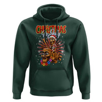 Christmas In July Tung Tung Tung TTT Sahur Cursed Meme Hoodie Funny Ironic Tropical Summer Hawaiian Holiday Surreal