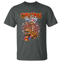 Christmas In July Tung Tung Tung TTT Sahur Cursed Meme T Shirt Funny Ironic Tropical Summer Hawaiian Holiday Surreal