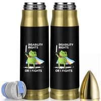 Funny Frog Disability Pride Flag Warrior Bullet Tumbler Disability Rights Or I Fights