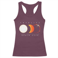 Spain Total Solar Eclipse 2026 Totality Racerback Tank Top Espana Travel Souvenir Astronomy Geek Gift