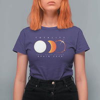 Spain Total Solar Eclipse 2026 Totality T Shirt For Women Espana Travel Souvenir Astronomy Geek Gift