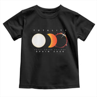 Spain Total Solar Eclipse 2026 Totality Toddler T Shirt Espana Travel Souvenir Astronomy Geek Gift