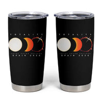 Spain Total Solar Eclipse 2026 Totality Tumbler Cup Espana Travel Souvenir Astronomy Geek Gift