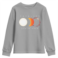 Spain Total Solar Eclipse 2026 Totality Youth Sweatshirt Espana Travel Souvenir Astronomy Geek Gift